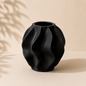 Modern Sculptural Vase | Minimalist Home Decor | 3D Printed Flower Vase