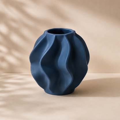 Modern Sculptural Vase | Minimalist Home Decor | 3D Printed Flower Vase