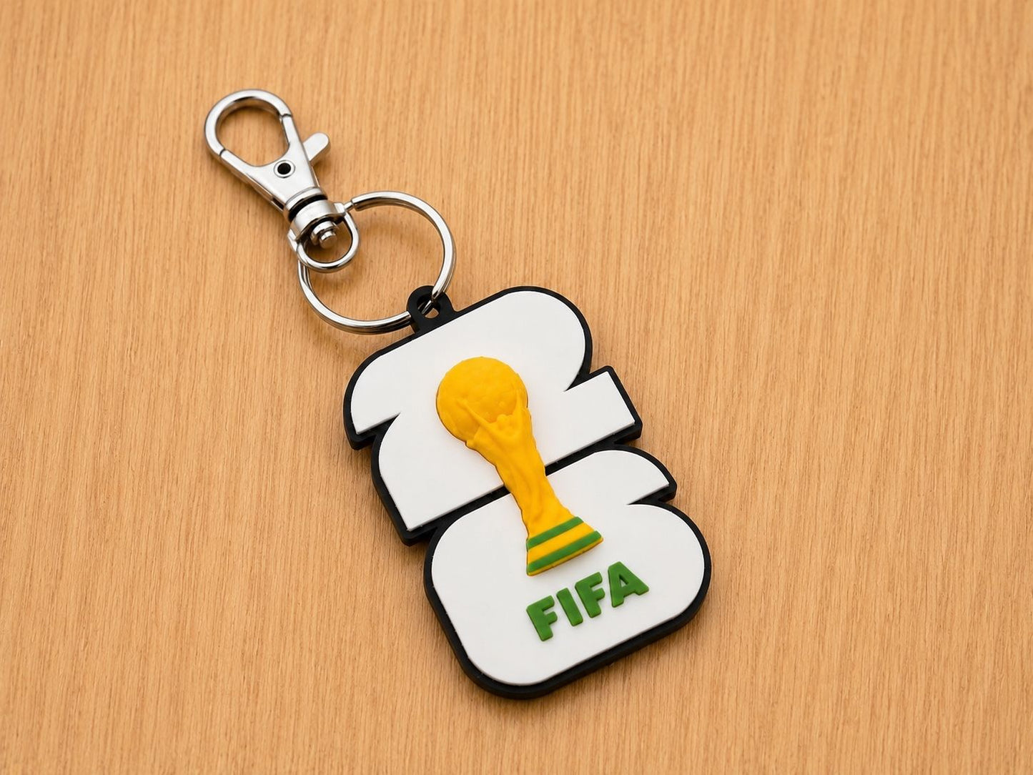 3D Printed World Cup Trophy Keychain | Soccer Fan Sports Souvenir Mimo Art Decor