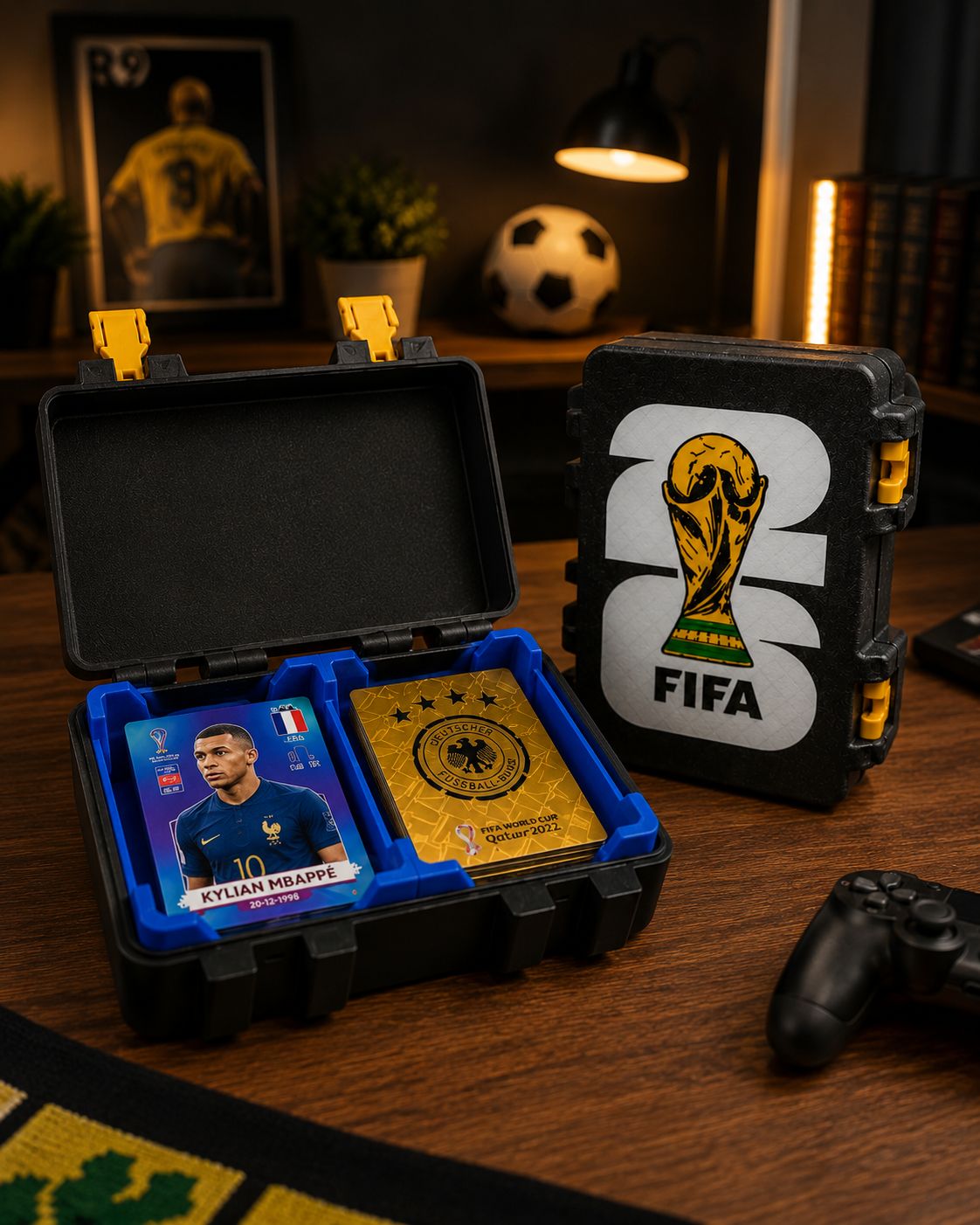 3D Printed Football Card Storage Box | FIFA World Cup Sticker Holder