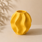 Modern Sculptural Vase | Minimalist Home Decor | 3D Printed Flower Vase