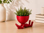 Character Planters | Modern Succulent Pots, Rainbow Home Decor, 3D Printed Figurines